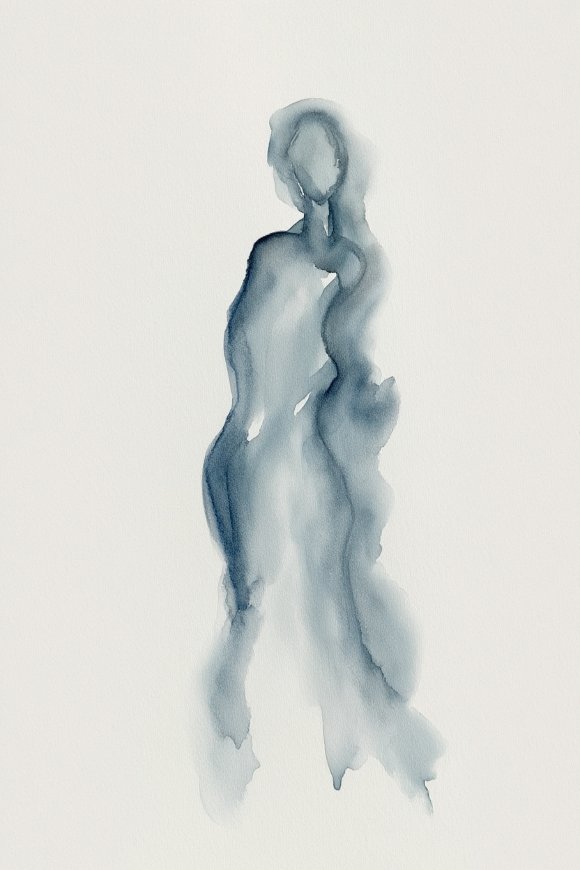 Whispered Silhouettes – Bundle of 3 Figurative Art Prints