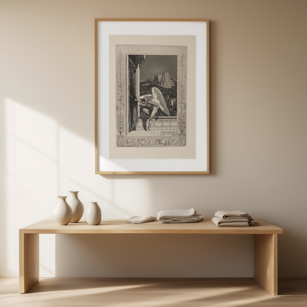 Fallen Angels Art Print – Dramatic Mythological Wall Art Poster