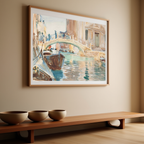 San Giuseppe di Castello – John Singer Sargent Poster | Venetian Architectural Scene Art Print