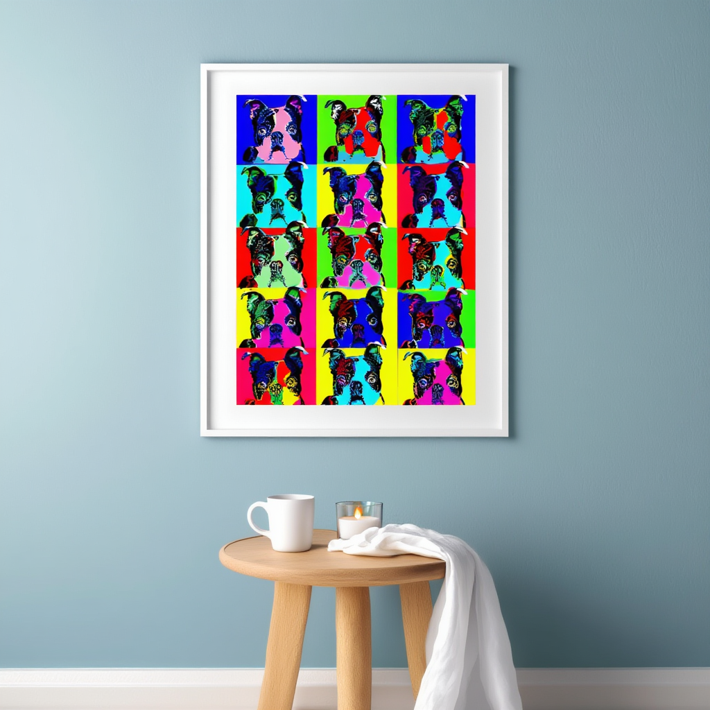 Andy Warhol Style - Dog Art Poster