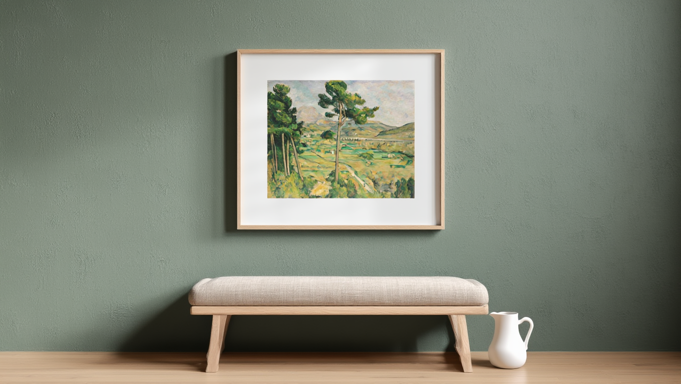 Paul Cézanne - La Montagne Sainte-Victoire vue de Montbriand Poster