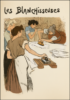 Théophile Alexandre Steinlen – Les Blanchisseuses Poster – Vintage French Art Print
