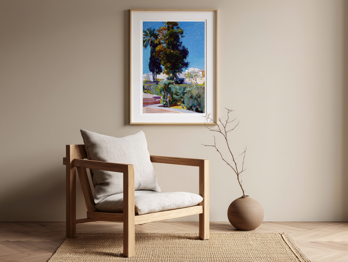 Joaquín Sorolla - Corner of the Garden, Alcazar, Sevilla