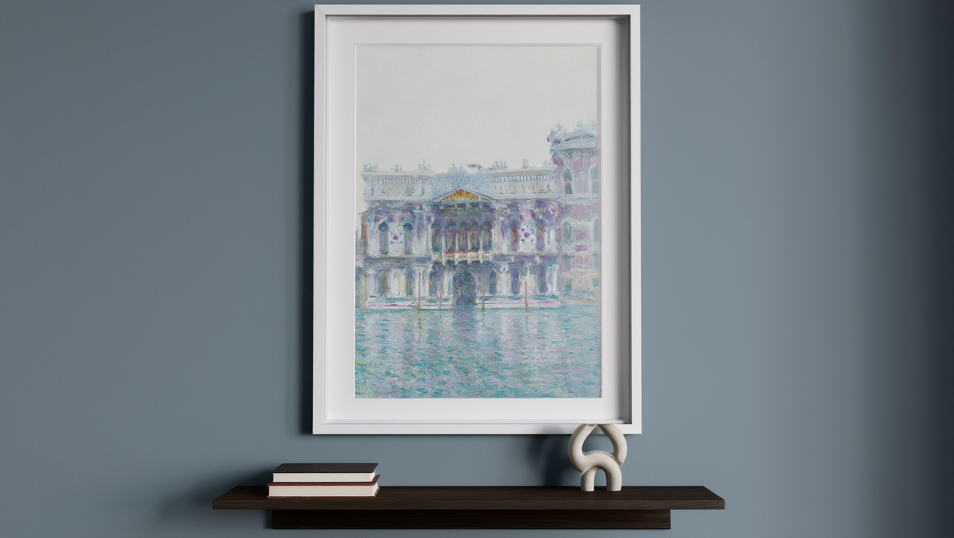 Le Palais Contarini | Elegant Architectural Art Print