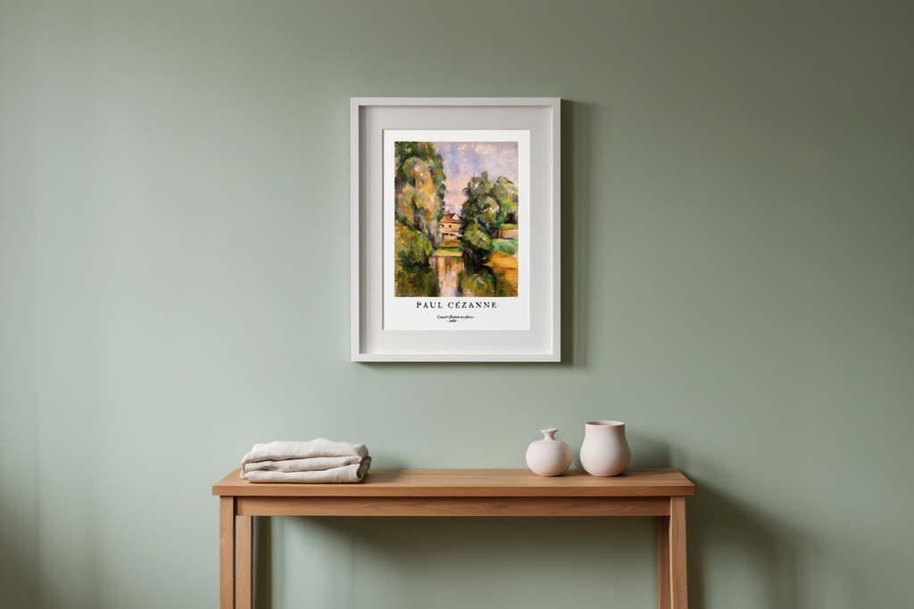 Paul Cezanne - Country House by a River Poster