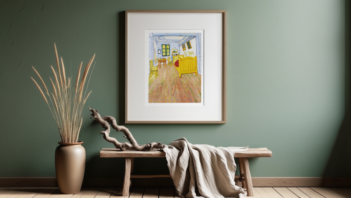 Vincent Van Gogh – The Bedroom – Iconic Post-Impressionist Art Print