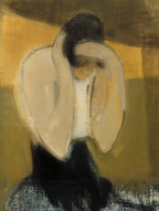 Set of 2 The Gipsy Woman by Helene Schjerfbeck + The Gust of Wind by Léon Spilliaert | Modernist Portrait & Symbolist Art Prints