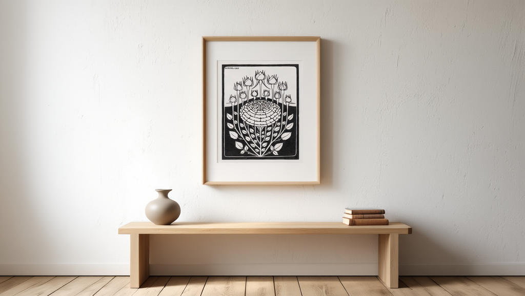 Rose Bush Poster by Julie de Graag, 1919 – Botanical Art Print