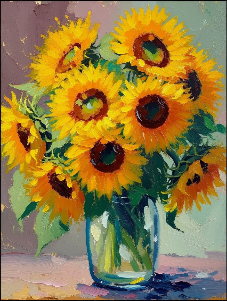 Monet Golden Reflections – Impressionist Wall Art