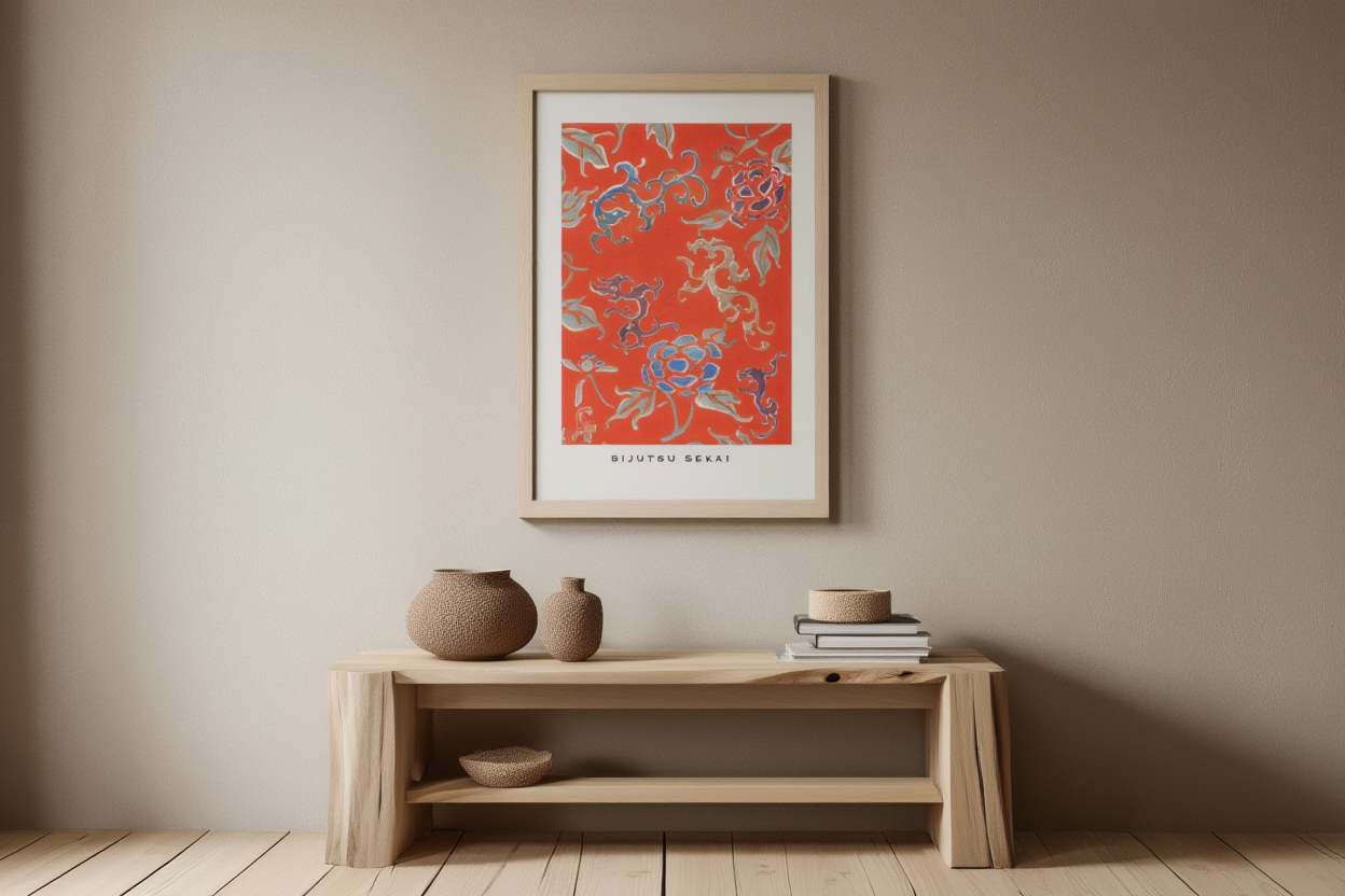 Bijutsu Sekai Woodblock Print