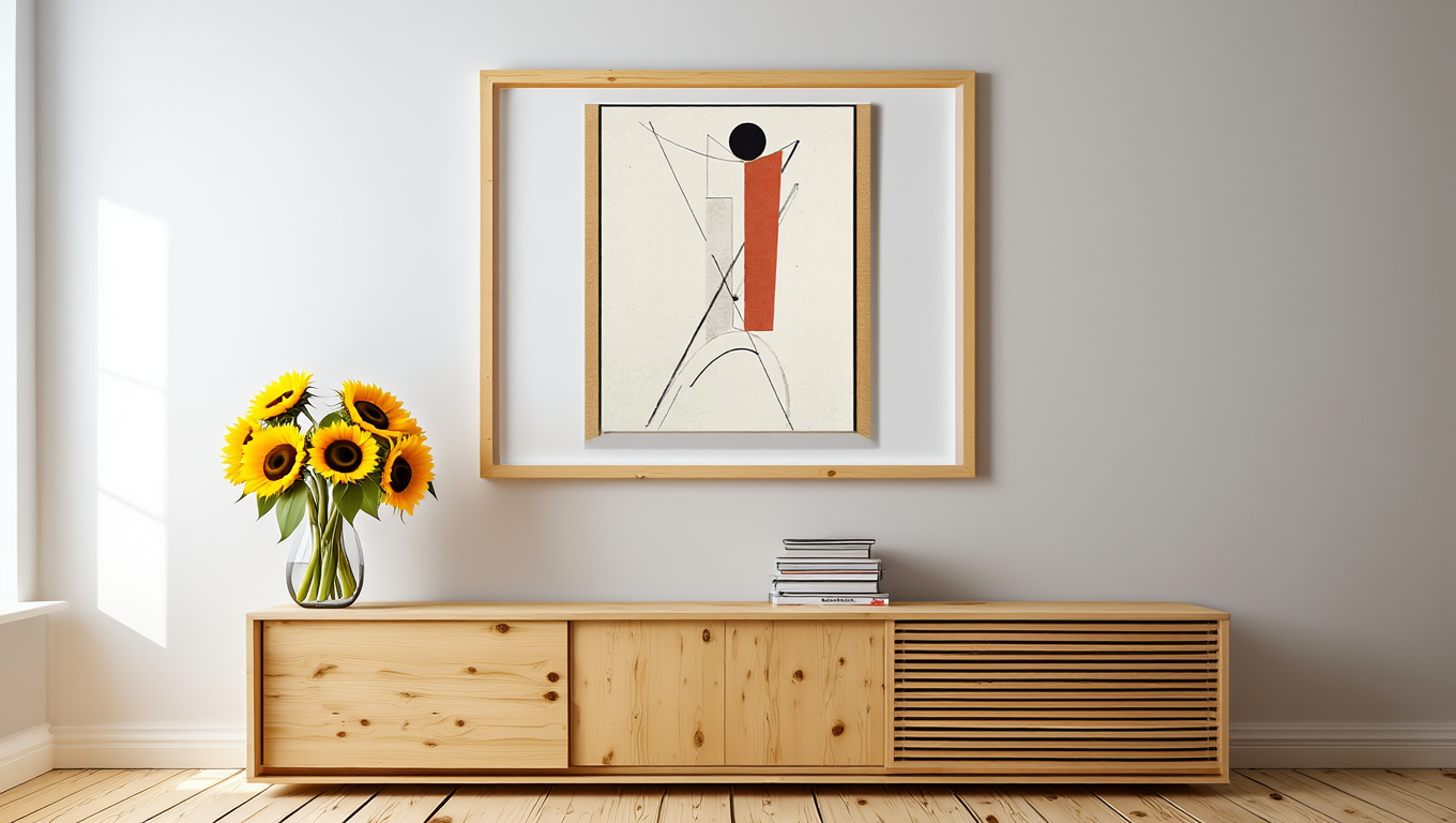 El Lissitzky – Proun 19D – Iconic Constructivist Art Print