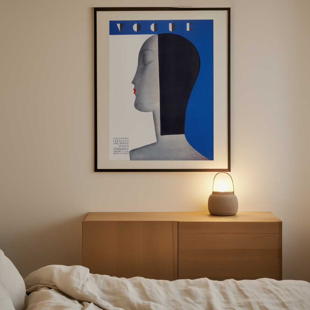 Vintage Vogue Illustration – January 4, 1930 Poster