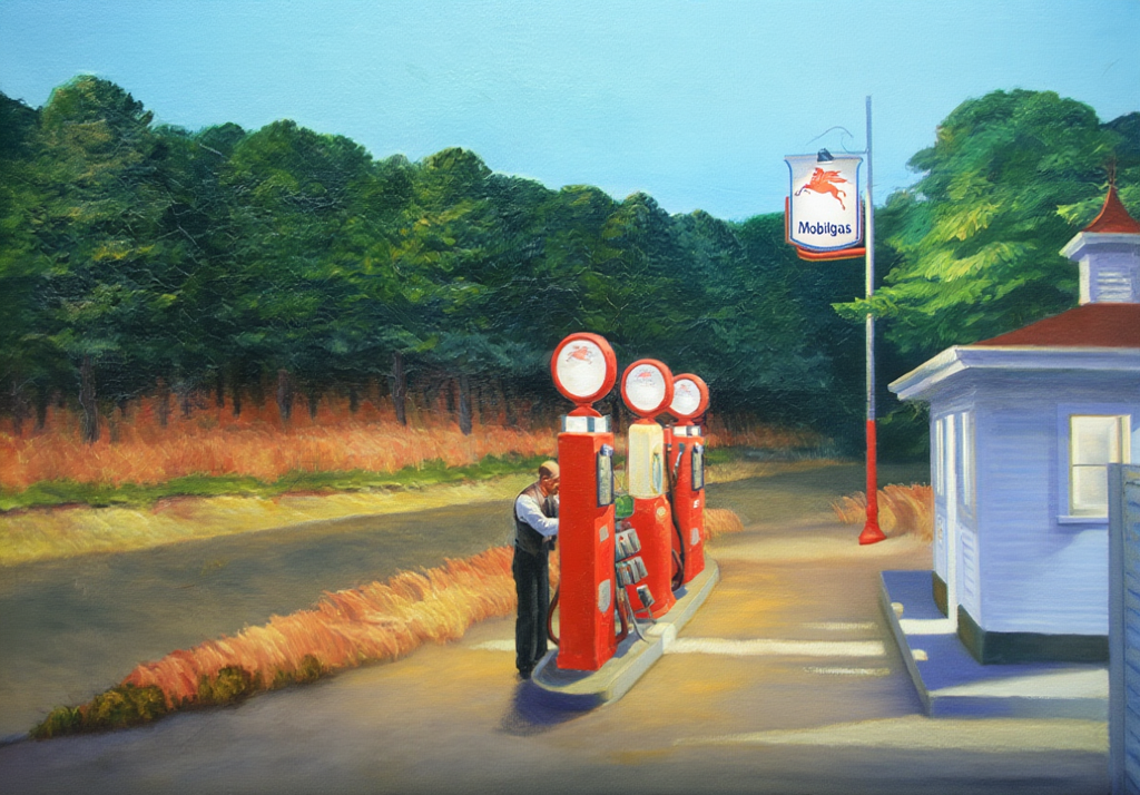 Set of 3 Edward Hopper – Iconic American Realism Prints - Hakyarts