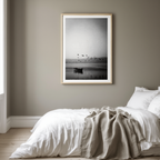 Flying Birds On A Lake Poster - Hakyarts