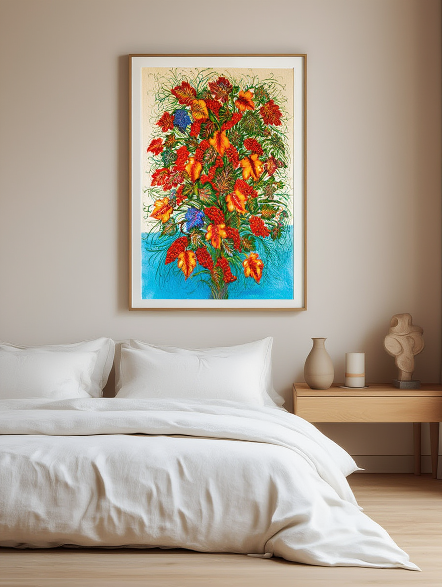 The Large Bouquet (circa 1907) – Séraphine Louis Art Print