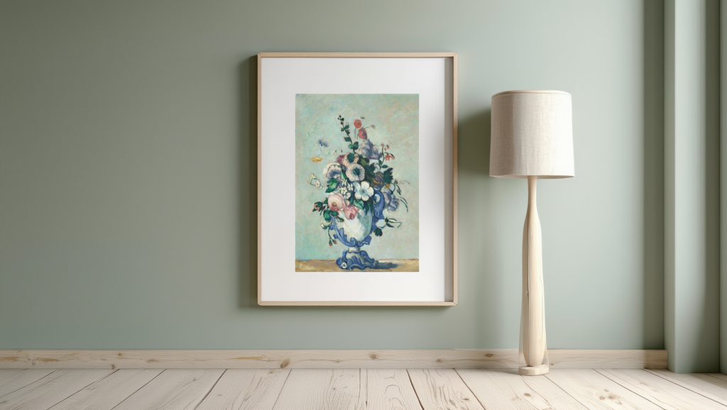 Paul Cézanne - Flowers in a Rococo Vase