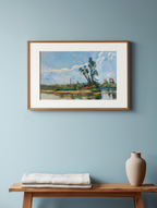 La Rivière – Paul Cézanne Poster | Post-Impressionist Landscape Art Print