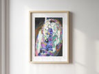 The Maiden by Gustav Klimt – Symbolist Figurative Art Print