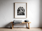 Three Slugs on a Cabbage by Julie de Graag – Dutch Nature & Animal Art Print - Hakyarts