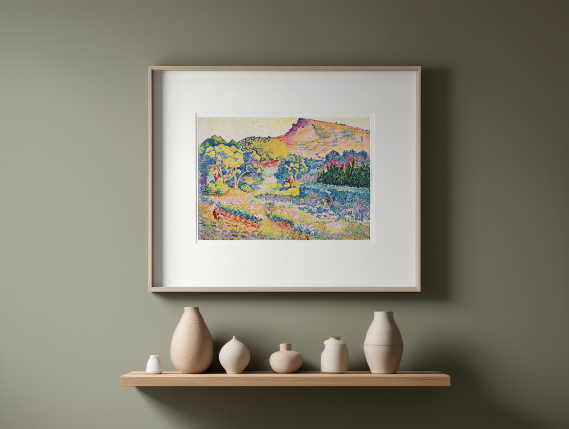 Henri-Edmond Cross - Paysage Avec Le Cap Nègre