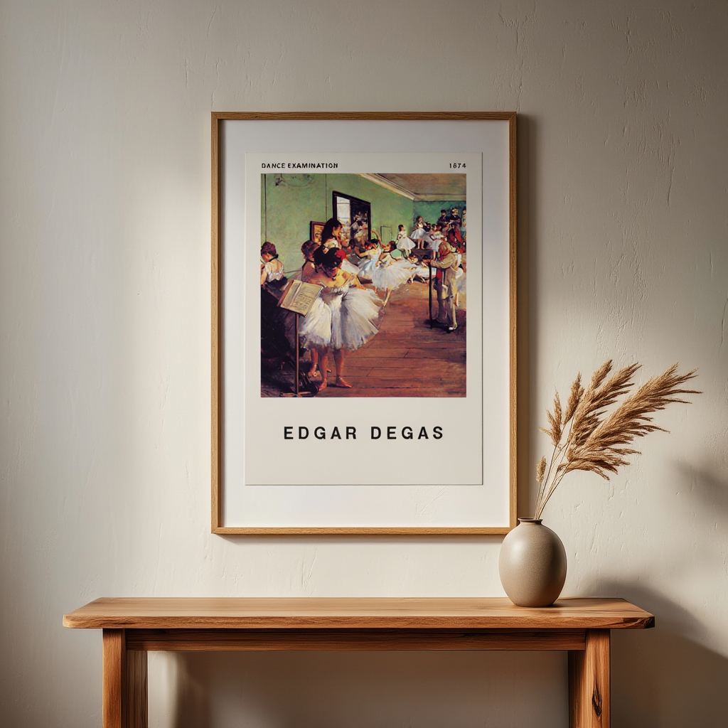 Edgar Degas - Dance Examination Poster