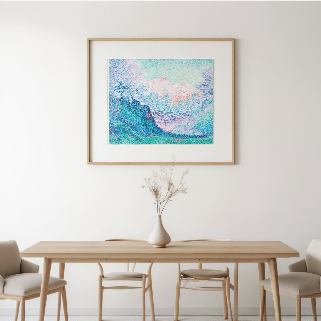 Paul Signac - Les Diablerets 'L’Oldenhorn et le Bécabesson' Poster