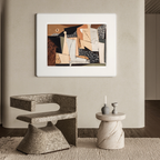 Figures on a Beach by Louis Marcoussis – Cubist Figurative Art Print - Hakyarts