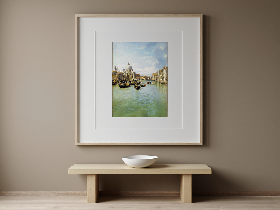 The Entrance To The Grand Canal Venice Poster