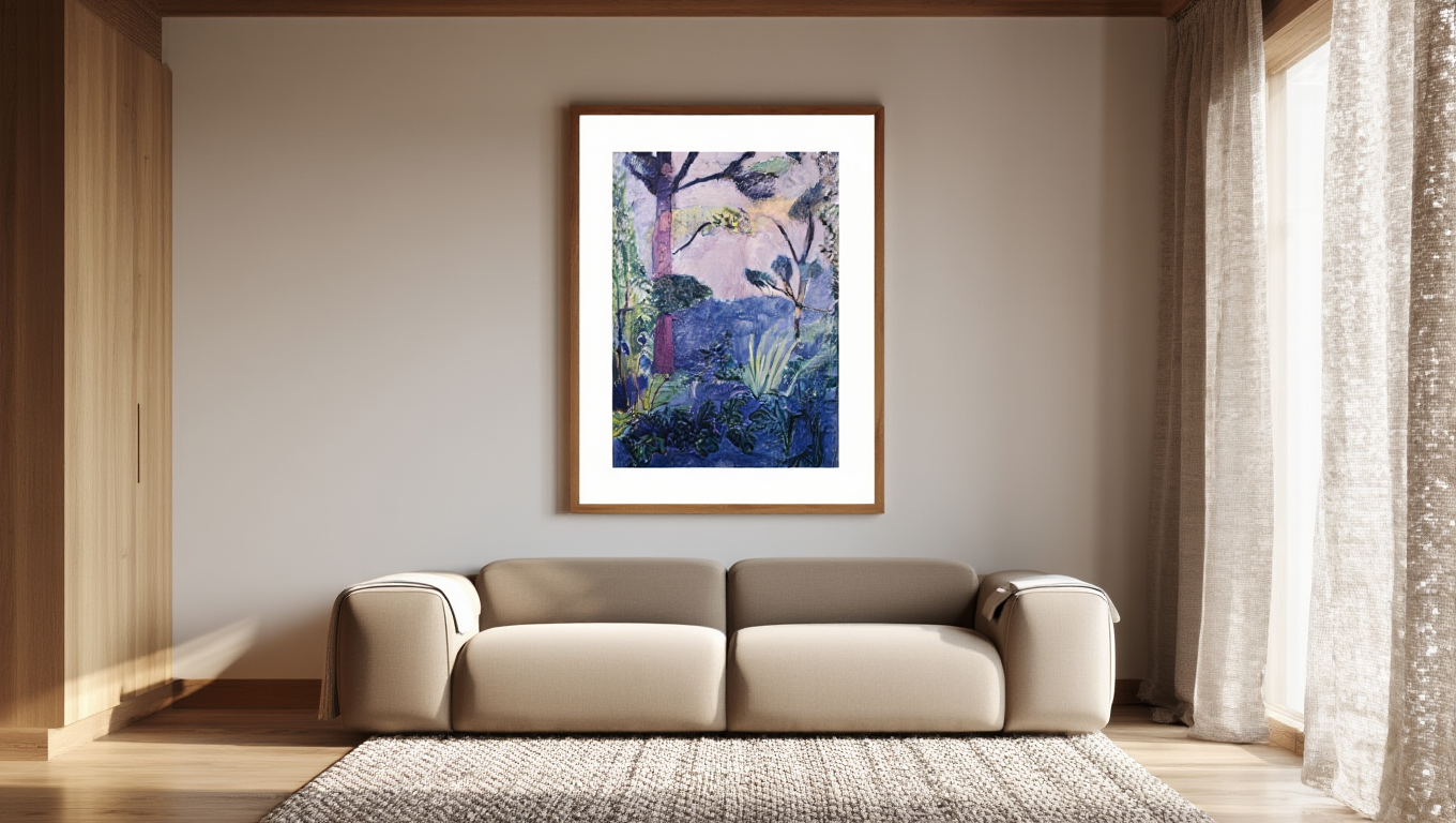 Henri Matisse – Moroccan Landscape Poster | Vibrant Modern Art Print for Home Decor