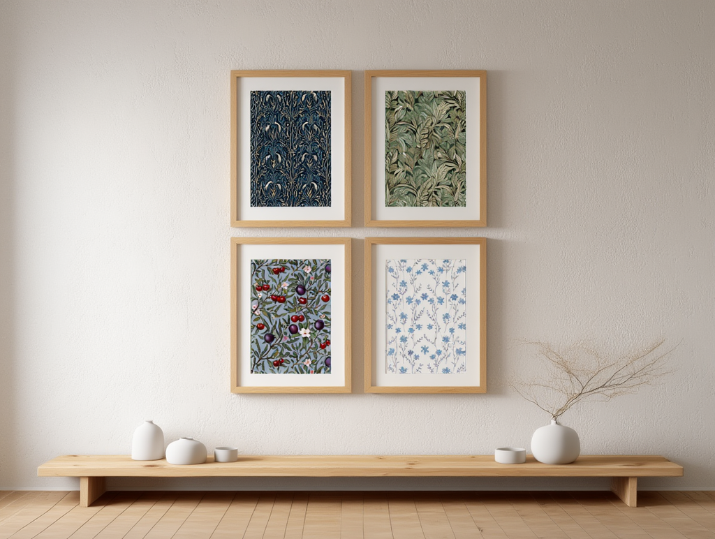 William Morris – Nature’s Elegance 4-Prints