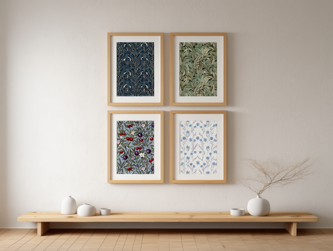 William Morris – Nature’s Elegance 4-Prints