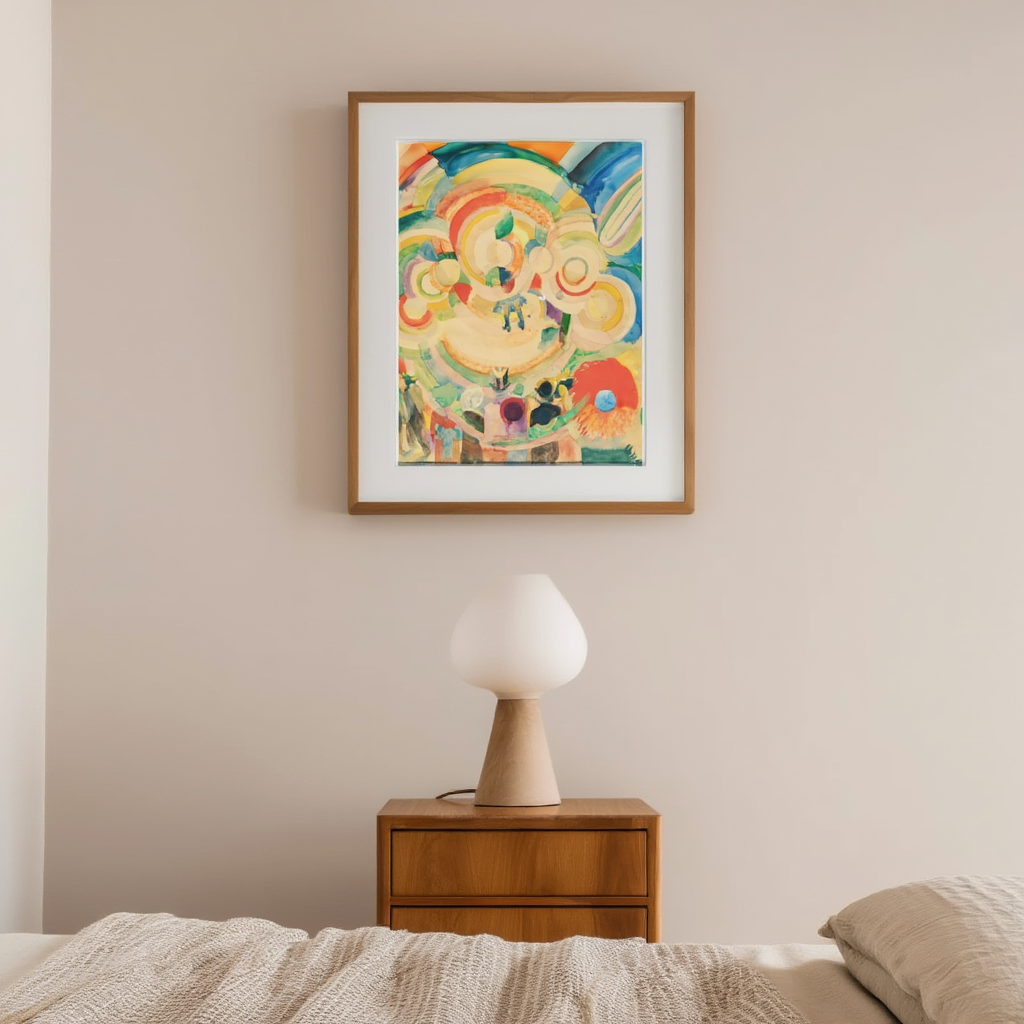 Manège de Cochons – Robert Delaunay, 1922 – Vintage Modernist Art Print