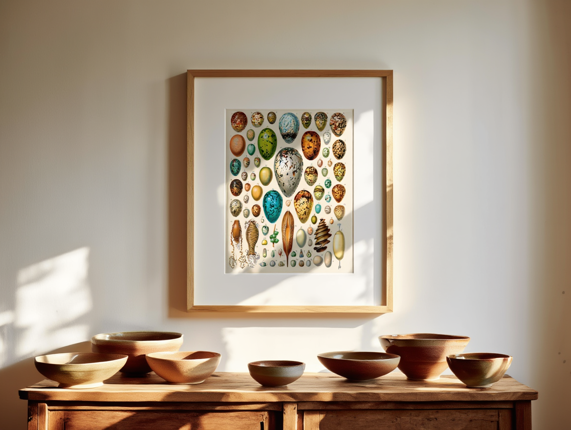 Adolphe Millot - Oeufs Poster