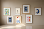 Modern Home Art Set – 6 Stylish Prints for Living Spaces - Hakyarts