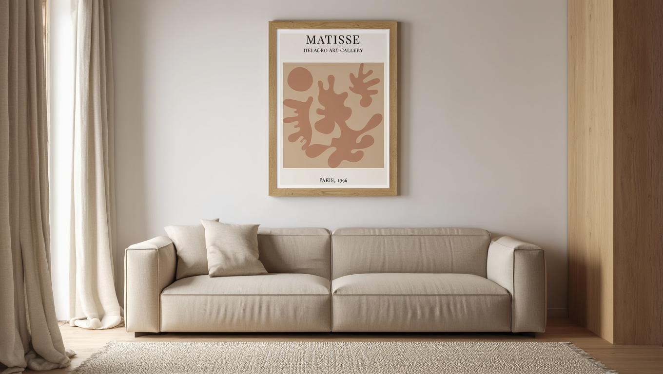 Matisse Delacro Art Gallery Exhibition No2 Poster