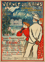 Théophile Alexandre Steinlen – Vernet-Les-Bains Poster – Vintage French Art Print