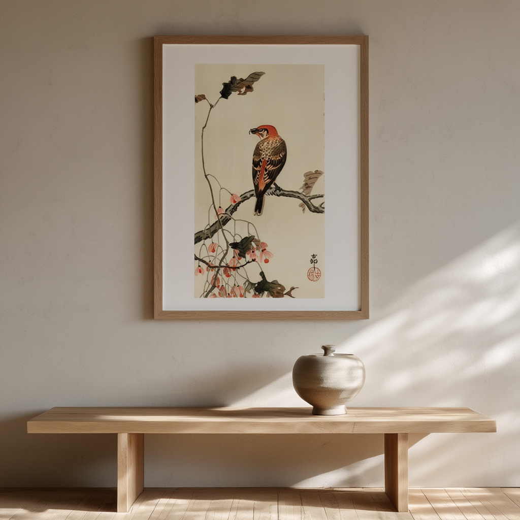 Ohara Koson - Korsnæb plakat