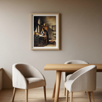 Johannes Vermeer – The Geographer - Iconic Dutch Golden Age Art Print - Hakyarts