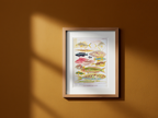 Great Barrier Reef Fishes II by William Saville-Kent – Natural History Marine Art Print
