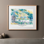Henri-Edmond Cross - The Artists's Garden at Saint-Clair Poster