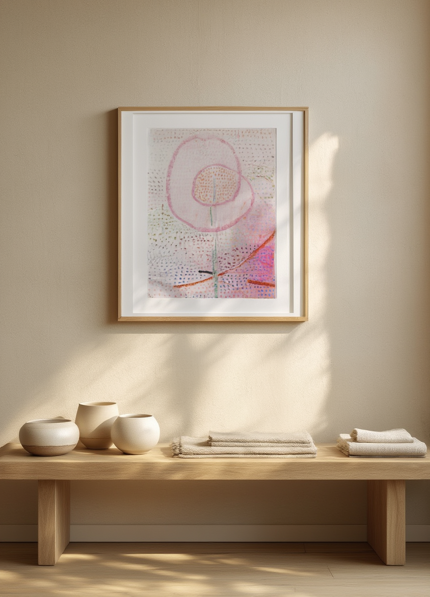 Flourishing – Paul Klee (1925) | Abstract Botanical Art Print