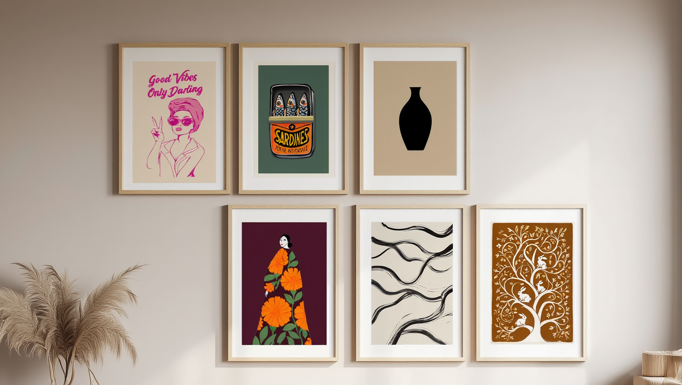 Contemporary Home Décor – 6 Modern Art Prints for Any Room