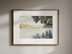 View of the Seine at Herblay – Paul Signac Poster | Neo-Impressionist Landscape Art Print