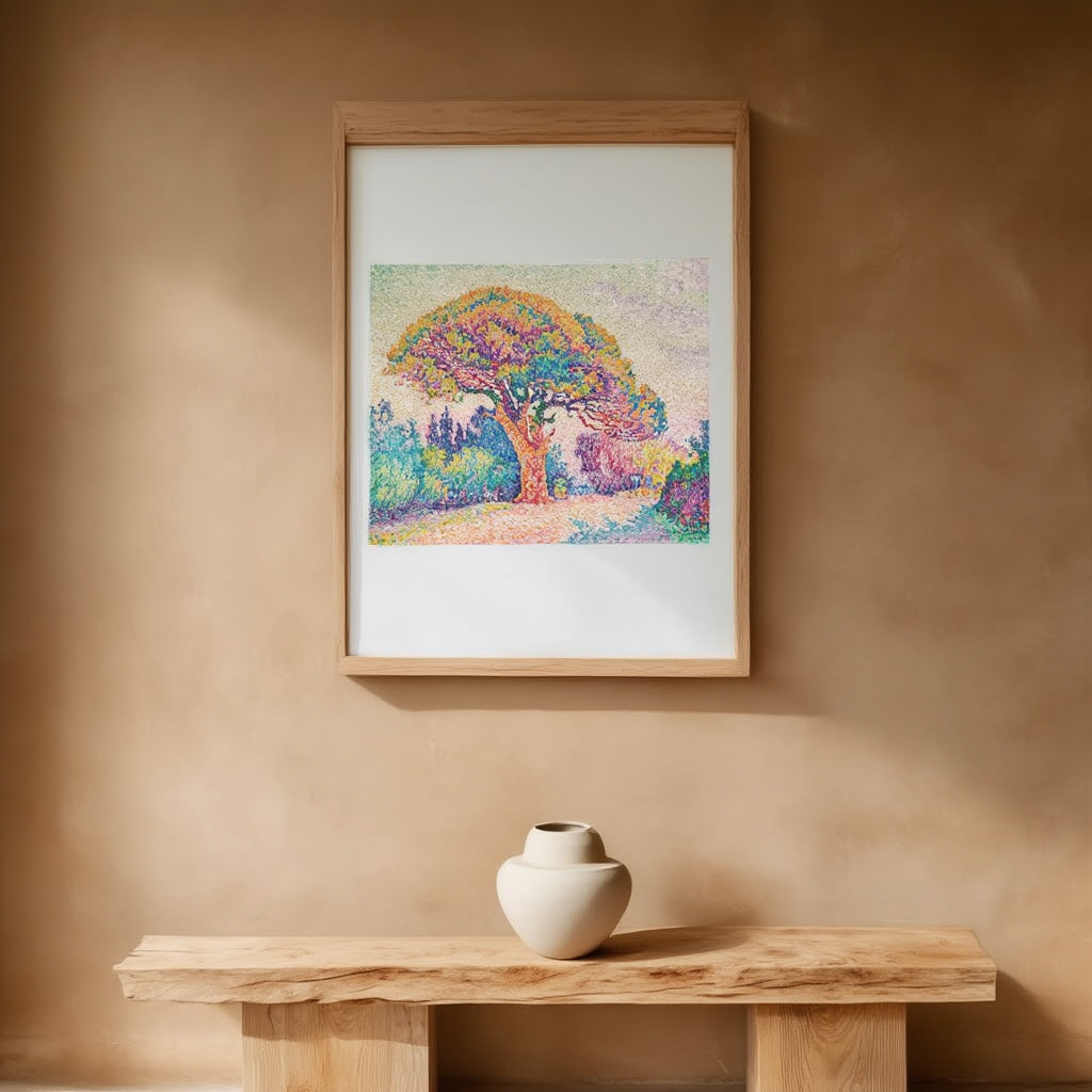 Paul Signac - Le Pin de Bertaud Poster