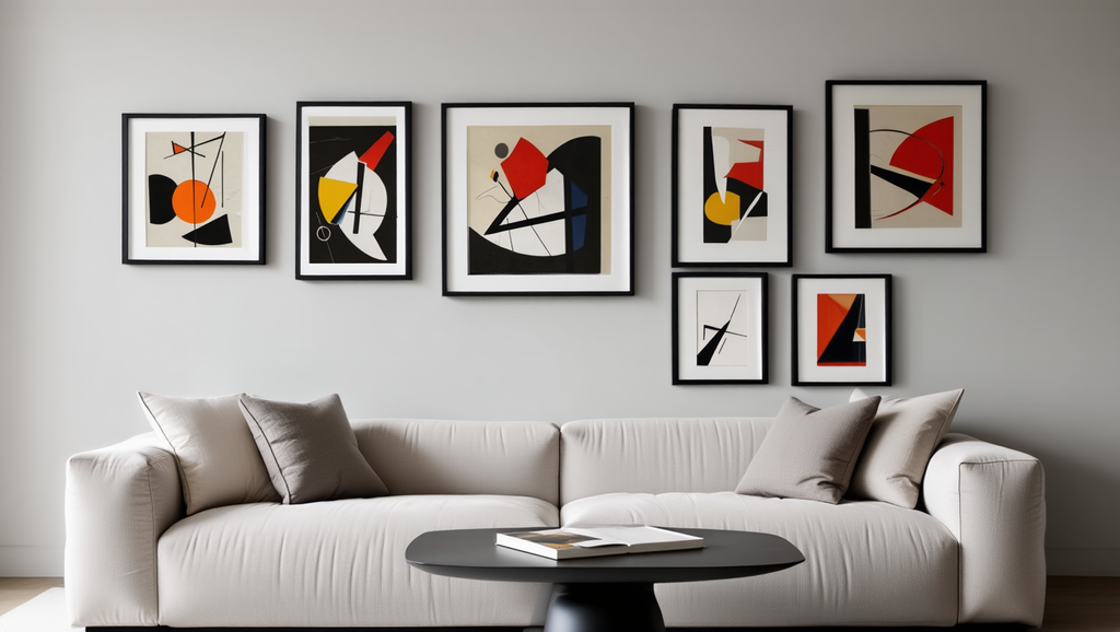 Kandinsky Bauhaus Art – Office Set of 6 Modern Prints