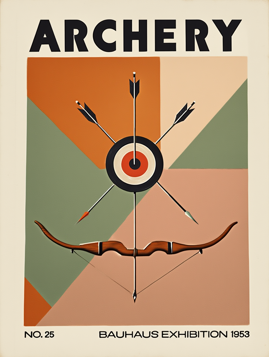 Archery — Sports Wall Art Print