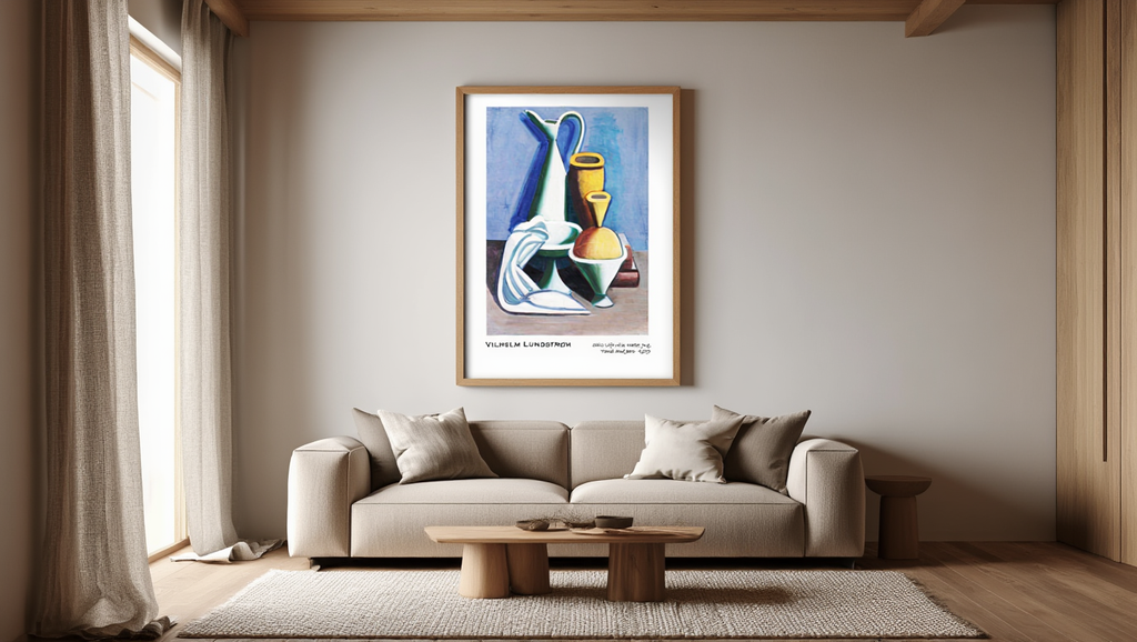 Vilhelm Lundstrøm – Still Life with Water Jug Poster