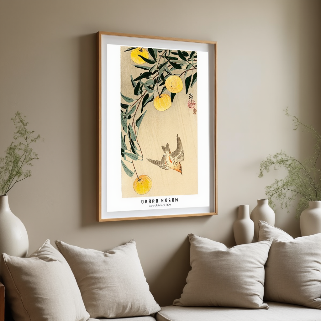 Ohara Koson - Early Summer's Rain Poster