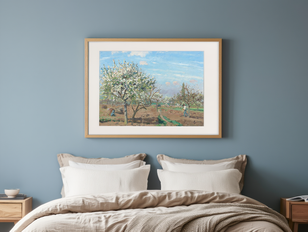 Camille Pissarro - Orchard in Bloom, Louveciennes