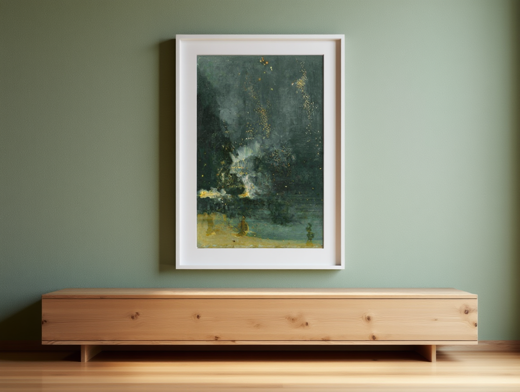 James McNeill Whistler - Nocturne in Black and Gold – The Falling Rocket